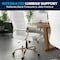 Flash Furniture White Leather Gold Frame High Back Chair GO-2286H-WH-GLD-GG - alternate 8